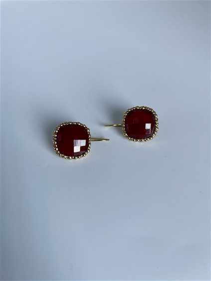 Orecchini Daniela De Marchi Donna Grace in Ottone Corniola OR1239 ORA - OR1239 ORA